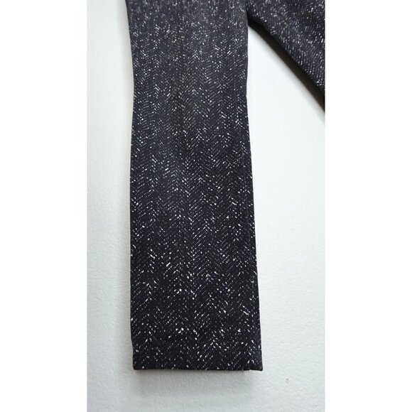 Banana Republic Pants Sloan Fit Slim Ankle Womens Size 4 Black Herringbone - Picture 5 of 12